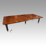 Victorian 12+seat mahogany dining table