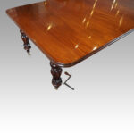 Victorian 12+seat mahogany dining table - Image 4