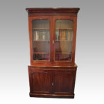 Victorian mahogany library bookcase