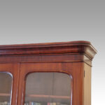 Victorian mahogany library bookcase - Image 9