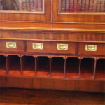 Victorian mahogany library bookcase - Image 5