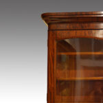 Victorian mahogany library bookcase - Image 2