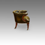 Victorian mahogany library chair - Image 7