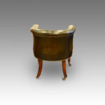 Victorian mahogany library chair - Image 6