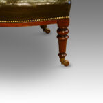 Victorian mahogany library chair - Image 4
