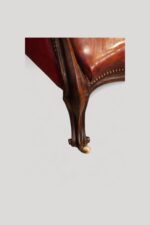 Victorian mahogany library reading chair - Image 7