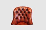 Victorian mahogany library reading chair - Image 6