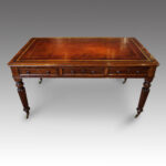 Victorian mahogany library table