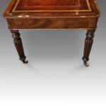 Victorian mahogany library table - Image 7