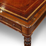 Victorian mahogany library table - Image 3