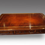 Victorian mahogany library table - Image 2