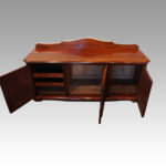Victorian mahogany low cupboard - Image 8