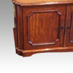 Victorian mahogany low cupboard - Image 7