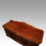 Victorian mahogany low cupboard - Image 3