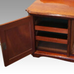 Victorian mahogany low cupboard - Image 2