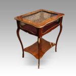 Victorian marquetry bijouterie cabinet - Image 10