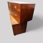 Victorian mahogany military chest - Image 2