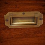 Victorian mahogany military chest - Image 8