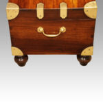 Victorian mahogany military chest - Image 6