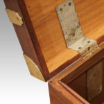 Victorian mahogany military chest - Image 7