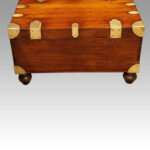 Victorian mahogany military chest - Image 10