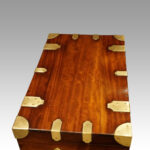 Victorian mahogany military chest - Image 12
