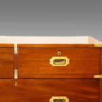 Victorian mahogany military chest - Image 2