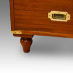 Victorian mahogany military chest - Image 3