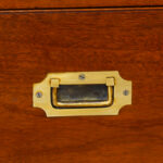 Victorian mahogany military chest - Image 4