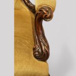 Victorian mahogany open arm chair - Image 3