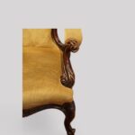Victorian mahogany open arm chair - Image 4