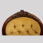 Victorian mahogany open arm chair - Image 2