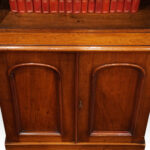 Victorian mahogany open bookcase - Image 2