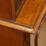 Victorian mahogany open bookcase - Image 5