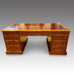 Victorian mahogany partners desk
