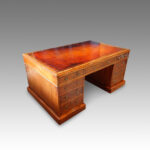Victorian mahogany partners desk - Image 12