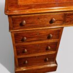 Victorian mahogany partners desk - Image 8