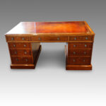 Victorian mahogany partners desk - Image 8