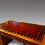 Victorian mahogany partners desk - Image 7