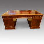 Victorian mahogany partners desk - Image 2