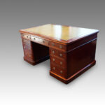 Victorian mahogany partners desk - Image 3