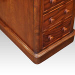 Victorian mahogany pedestal desk - Image 4