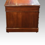 Victorian mahogany pedestal desk 150cms - Image 11