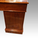 Victorian mahogany pedestal desk 153cms - Image 14