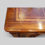 Victorian mahogany pedestal desk 153cms - Image 12