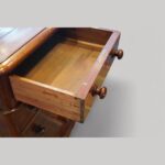 Victorian mahogany pedestal desk 153cms - Image 10
