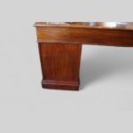 Victorian mahogany pedestal desk 153cms - Image 5