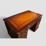 Victorian Mahogany Pedestal Desk - Image 2