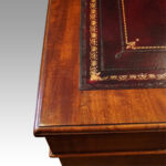 Victorian mahogany pedestal desk - Image 9
