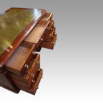 Victorian mahogany pedestal desk - Image 7